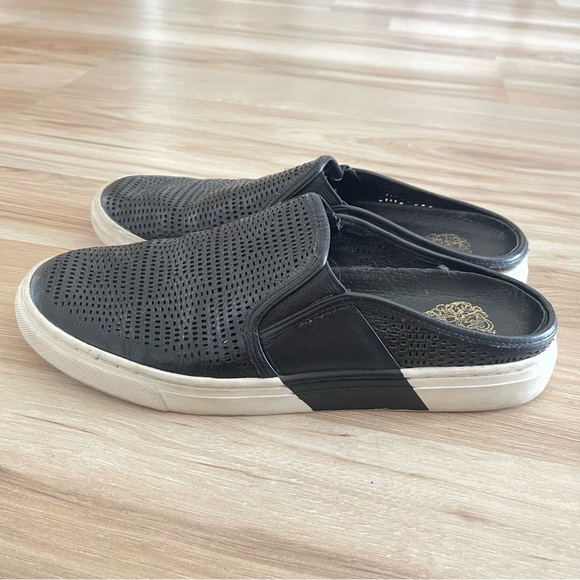 Vince Camuto Black Slip-On Shoes - Picture 3 of 7